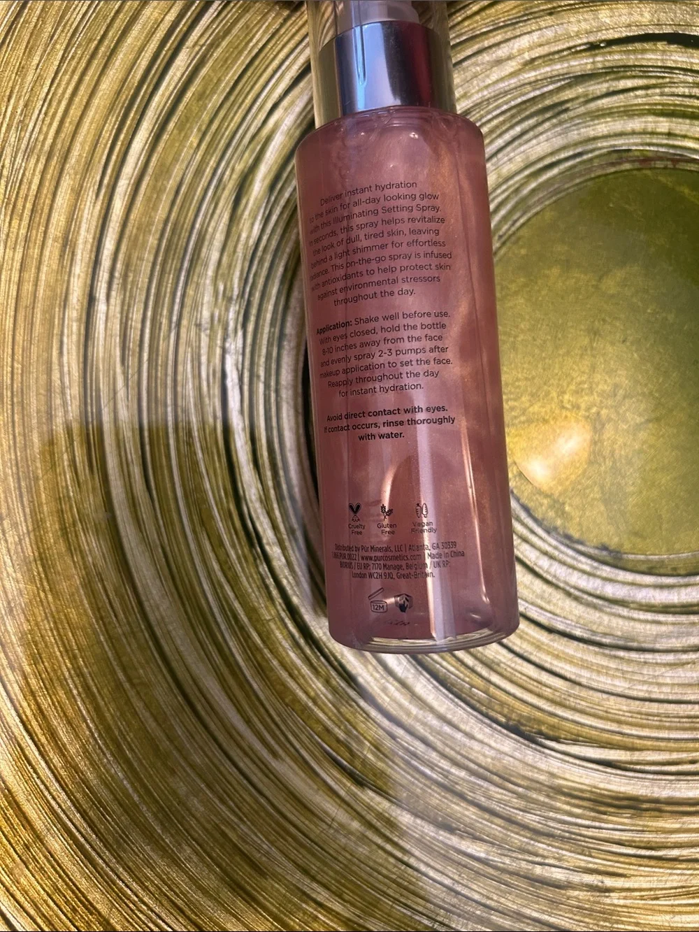 PÜR Lit Mist Illuminating Setting Spray